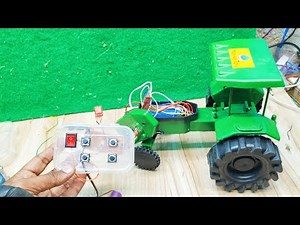 Tractor Remote Control Connection | How to Make a Remote-Controlled Tractor | DIY RC Tractor Project