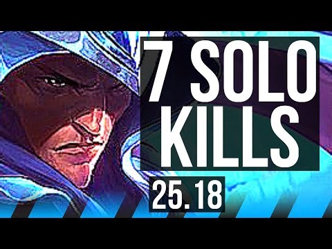 TALON vs YASUO (MID) | 7 solo kills, 900+ games | KR Master | 25.18