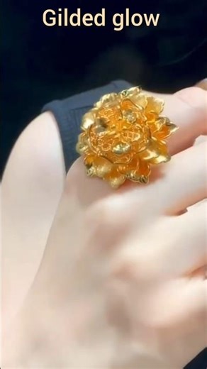✨ 22K Gold Flower Ring Design | Latest Trending Gold Ring for Women 2025 🌸💍