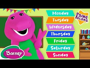 The Seven Days of the Week | Barney Nursery Rhymes and Kids Songs