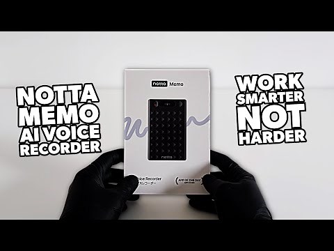 The AI Gadget That Does The Work For You. Notta Memo