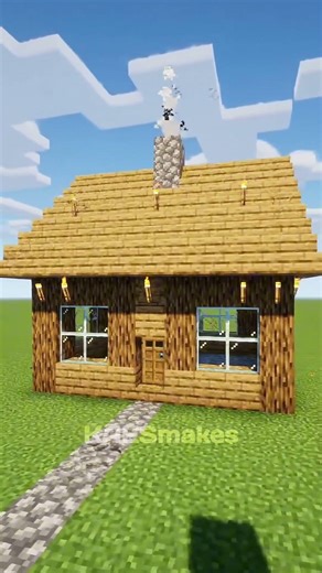 Timelaps build a base quickly in minecraft || #shorts #minecraft #building #satisfying