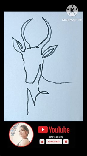 Minimal Deer Drawing Tutorial