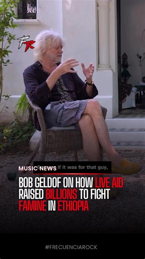 Celebrating the 40th anniversary of Live Aid, co-organizer Bob Geldof sat down with CNN’s Bill Weir to reflect on the 1985 concert that raised tens of billions of dollars for famine relief in Ethiopia. CNN’s powerful new docuseries “Live Aid: When Rock ‘n’ Roll Took On the World” takes you behind the scenes of the music, the mission, and the global movement. Watch Sundays at 9PM ET/PT on CNN. Premiered July 13. • • • • • • • • • • • • • #frecuenciarock #bayarea #music #rocknroll #rock #concert #