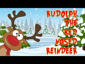 Rudolf The Red Nosed Reindeer | Lyrical Video | Christmas Song | Christmas Carols | Tell-A-Tale