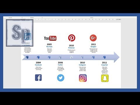 Word - Cómo hacer una línea de tiempo en Word | Timeline en Word | Tutorial en español HD
