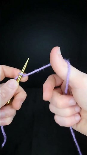 How to Cast On with your Thumb! - Knitting Tutorial for Beginners! #knitting