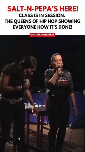 How Salt-N-Pepa Dominated the Stage Like This #hiphop #performance #shorts