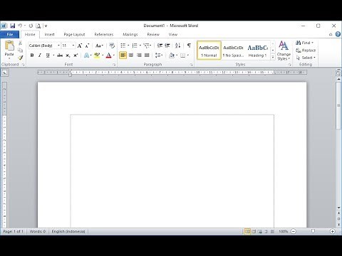 Cara Memunculkan Garis Batas Margin Ms Word (Text Boundaries)