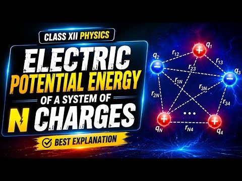 Electric Potential Energy of a System of N Charges | Class 12 Physics | Best Explanation 