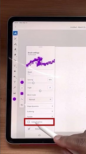 Multicolor Brush Settings with Color Dynamics in Fresco | #AdobeFresco Quick Tip