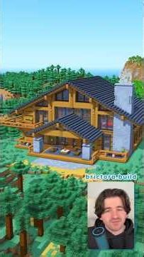 60 Sec Mein Log Cabin Banaya 😱 #minecraft