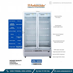 BEVERAGE COOLER UPRIGHT SERIES SINGLE DOOR DOUBLE DOOR THREE-DOOR UPRIGHT DISPLAY CHILLERS Visit our website www.Ambassador.pk OR Kindly contact on 0332 4313104, 042 111 313 106 visit our Showroom 5-A Fazal Elahi road Rehmanpura link Ferozepur road Near wapda hospital Lahore #GREASEKITCHEN #stainlessSteelkitchen #professionalkitchen #CommercialKitchenEquipment #grill #fryer #cooker #cookingRange #stove #chef #food #oven #sinks #racks #cabinet #wallmountedcabinet #supermarketchiller #bakery #stor