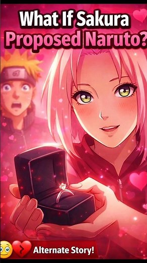 What If Sakura Loved Naruto Instead of Sasuke? 💖