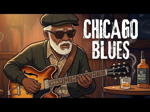 Chicago Blues Harmonica: Smooth Vintage Blues with Soulful Harp & Relaxing Groove