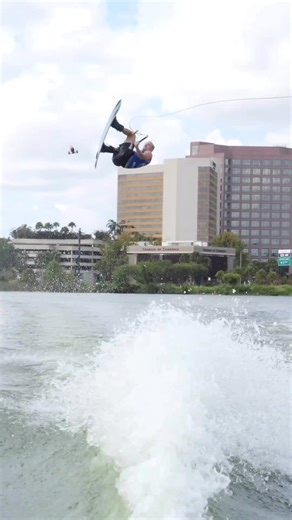 @thomasherman lands the #WorldsFirst wakeboard triple flip behind a boat #Wakeboarding #XGames
