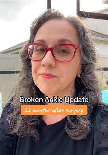 Actualización de tobillo roto a los 22 meses