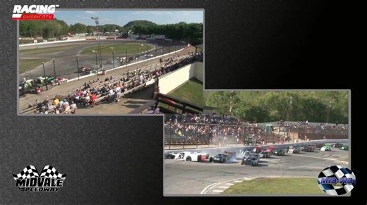 A rough start for the Modifieds at Midvale Speedway as they pile up on the front-stretch. Watch live: https://www.racingamerica.tv/featured/events/sub-9-28-25-fall-classic-weekend-sunday-at-midvale-oh | Racing America