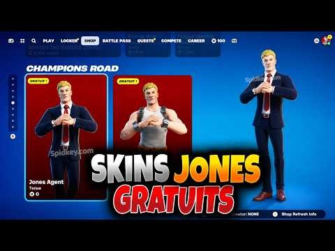New 2 FREE JONES SKINS on Fortnite