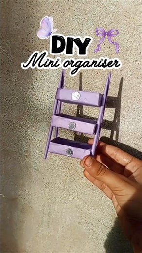 💜diy mini organizer ✨#diy #mini #orgnizer