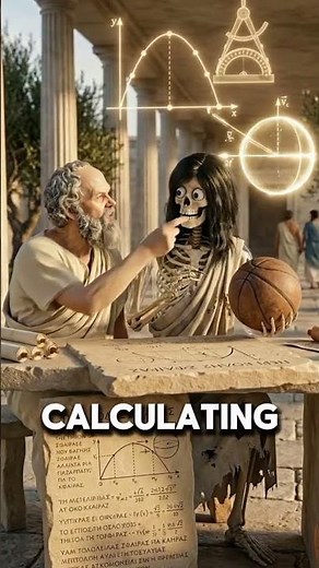 what would happen if you bring a basketball in ancient Greece? #basketball #skeleton #shorts