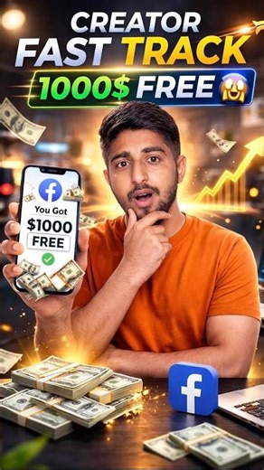 Get $1000/Month from Facebook! 💸 Creator Fast Track Fb #facebookupdate #creator #earnmoneyonline