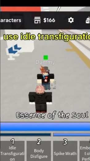how to use idle transfiguration, one shot variant