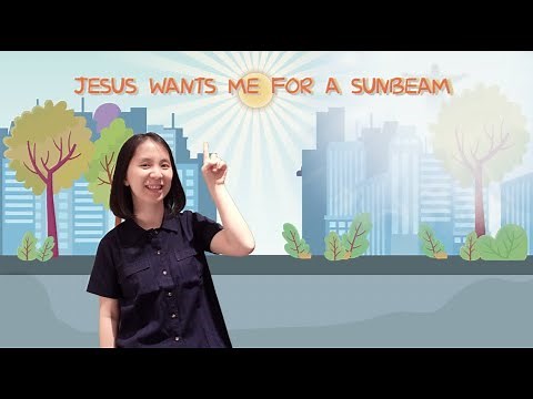 Jesus Wants Me For A Sunbeam | Action Song | Christian Children Song