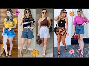 Looks with Shorts for Spring-Summer 2025 Fashion 🌞Women's Trends🌷
