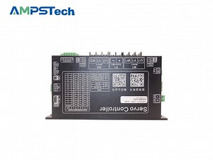 [Hot Item] Ampstech Hub Servo Motor Driver Controller 24-48VDC 15A 720W One Driver Control Two Motors for Agv AMR Mobile Robot
