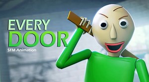 (生肉)巴迪老师基础教育原创曲:每扇门SFM/BALDI BASIC EVERY DOOR BY CG5FEAT. CALEB HYLES)