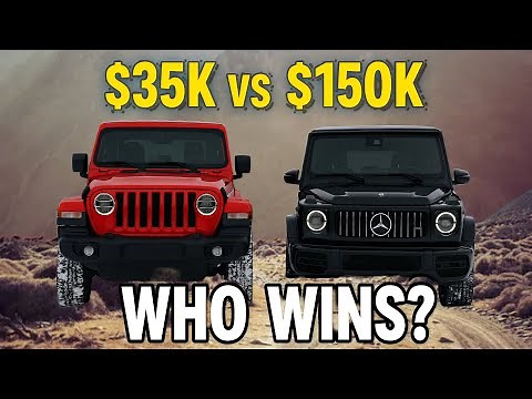 Jeep Wrangler Vs. Mercedes G-Wagon: Which One Rules the Off-Road?