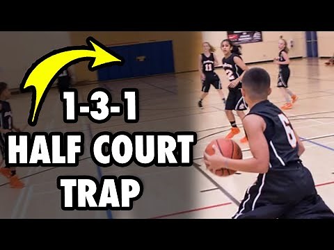 1-3-1 Half Court Trap Basketball Defense