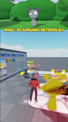 Temu Gray (Pyramixed) in 3D SPRUNKI RETROPLAY #mindude #roblox #sprunki