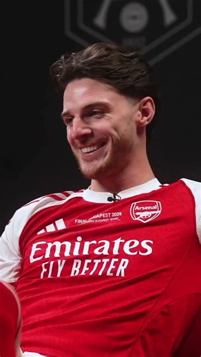 Declan Rice on Mikel Arteta joining Arsenal’s title celebrations on Tuesday evening 🏆