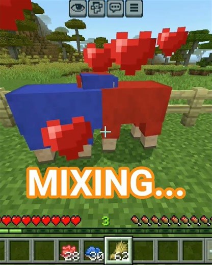 MINECRAFT MIXING😜 || #trending #viral #minecraftshorts #technoblade #dream #effect || WAIT FOR END🤯😱