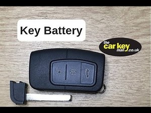 How to replace the remote control battery of a Ford Kuga