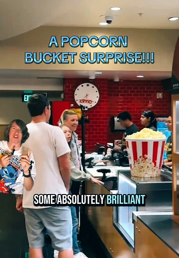 Popcorn Bucket Surprise at AMC Theatres