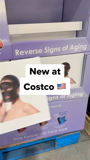🚨 New Costco Item Alert 🇺🇸 - Numiere Time Keeper LED Face Mask (1794675) #costco #costcofinds #skincaretechnology #LEDMask #AntiAgingSkincare #BeautyTech | Andy Shen