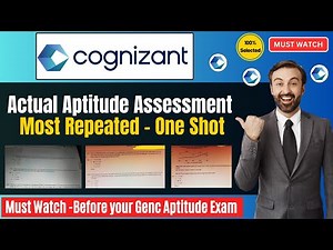 🔥Cognizant Actual Aptitude Questions | Most Repeated Aptitude Assessment Questions 2025 | PYQ