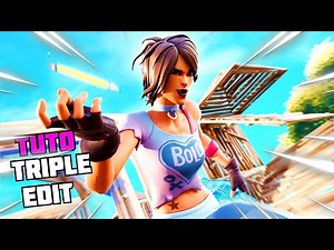 [TUTO FORTNITE] COMMENT FAIRE UNE TRIPLE ÉDIT TRÈS FACILEMENT SUR FORTNITE à la MANETTE !
