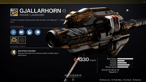 How to get Gjallarhorn in Destiny 2