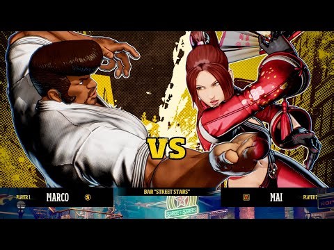 Marco Rodrigues vs Mai Shiranui - Fatal Fury City of the Wolves | High Level Gameplay