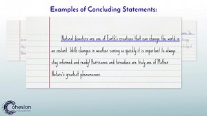 Informative Writing - Conclusion