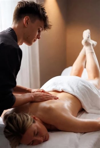 HomeGuyMassage | Massage Service on Instagram: "A gentle massage focused on relaxation. Grounding and restorative. #CalmComfort #HomeMassage #Shorts"