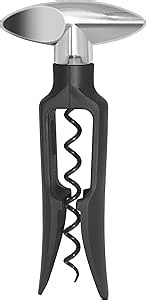 OGGI Wine Bottle Opener, Self Pulling Corkscrew - Self-Centering Non-Stick Wine Opener Cork Screwer, Effortless Wine Corker - Black 8.5"