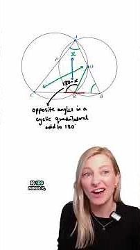 Definitely not as hard as it looks! Proof using circle theorems #gcse #gcsemaths #maths