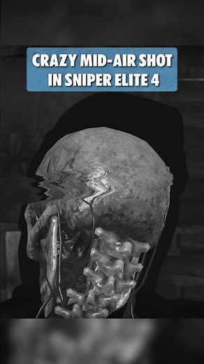 Sniper Elite 4: Insane Mid Air Shot