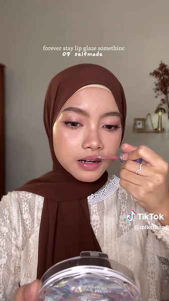 Pinkish Peach Makeup Tutorial for Lebaran Celebrations