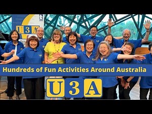 U3A network - hundreds of fun activities for seniors around Australia